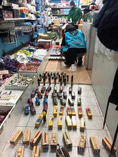 SECUESTRO CIGARRILLOS Y OTROS